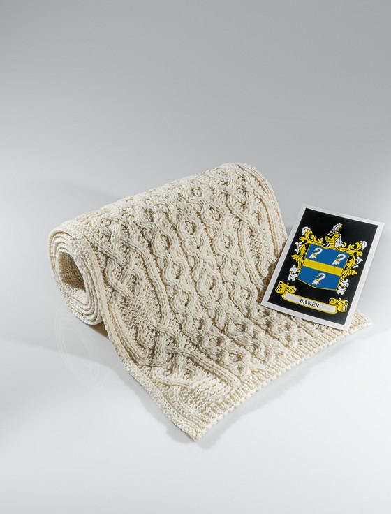 aran cashmere Baker Clan Scarf