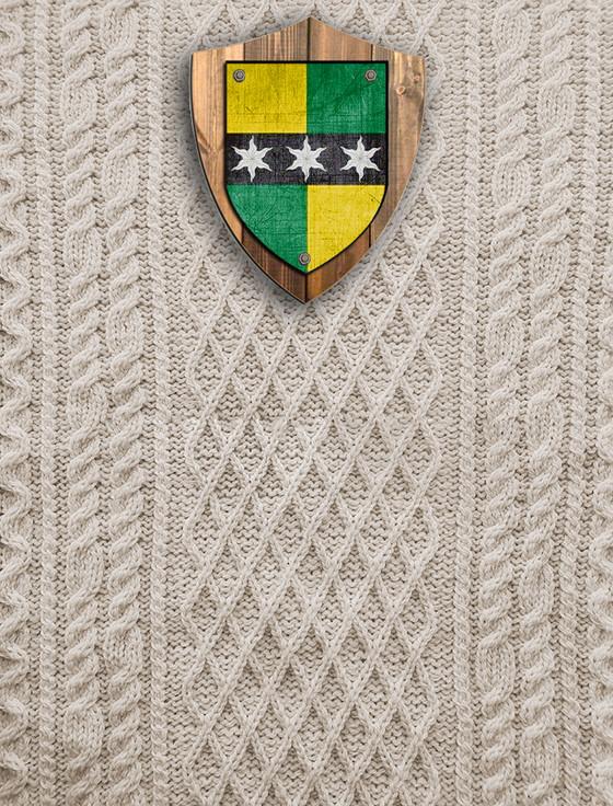 aran cashmere Barnes Clan Aran Throw