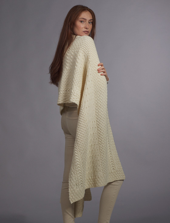 Aran Cashmere Barry Clan Aran Wrap
