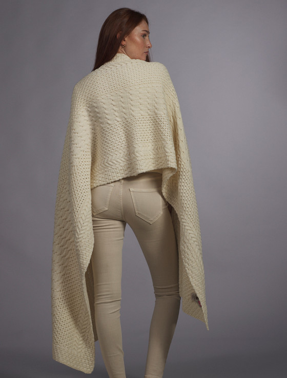 Aran Cashmere Barry Clan Aran Wrap