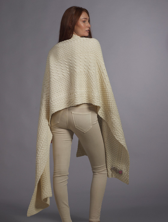 Aran Cashmere Barry Clan Aran Wrap