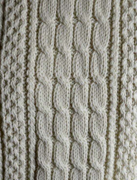 Aran Cashmere Barry Clan Scarf