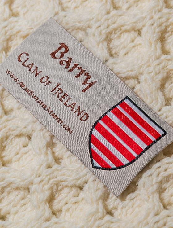 Aran Cashmere Barry Clan Scarf