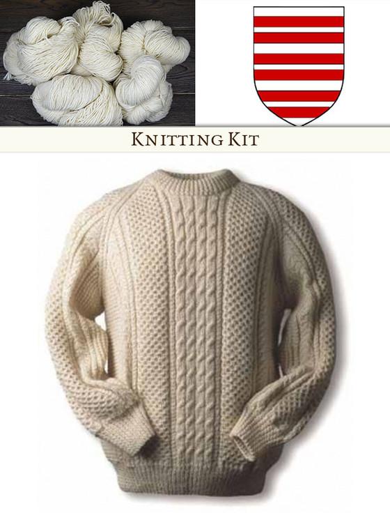 aran cashmere Barry Knitting Kit