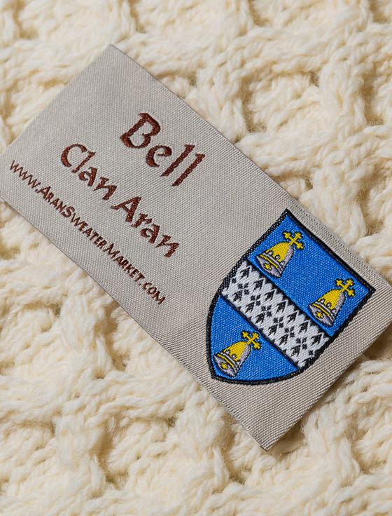 Aran Cashmere Bell Clan Aran Throw