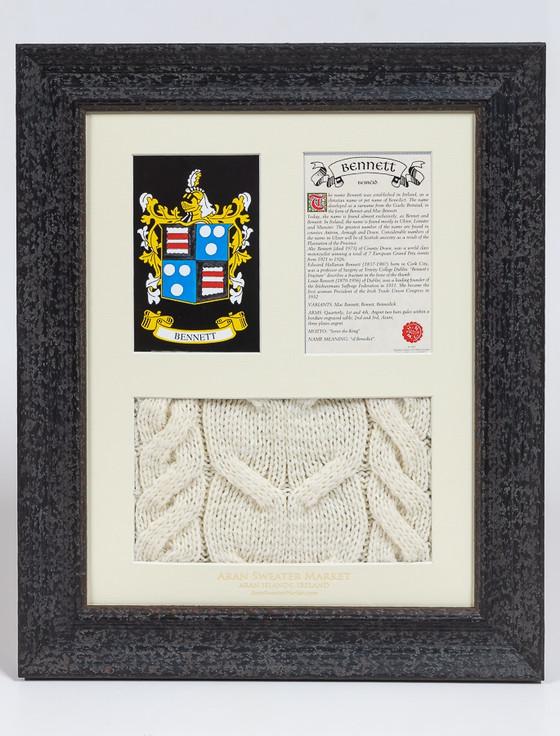 aran cashmere Bennett Clan Aran & History Display