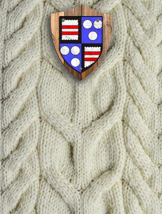 Aran Cashmere Bennett Clan Aran Throw