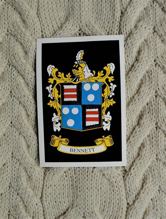 Aran Cashmere Bennett Clan Scarf