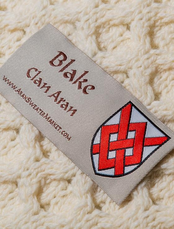 Aran Cashmere Blake Clan Aran Throw