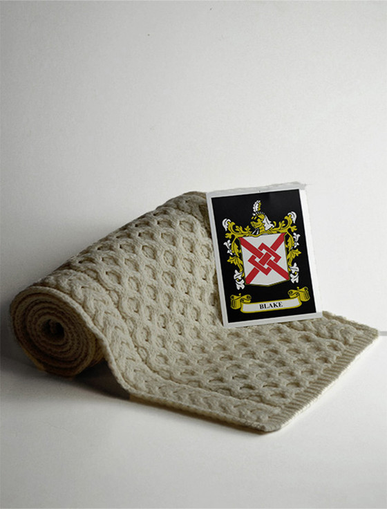 aran cashmere Blake Clan Scarf
