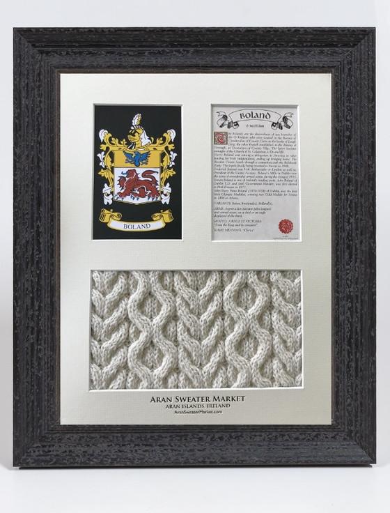 aran cashmere Boland Clan Aran & History Display
