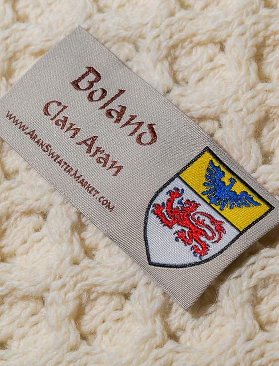 Aran Cashmere Boland Clan Aran Throw