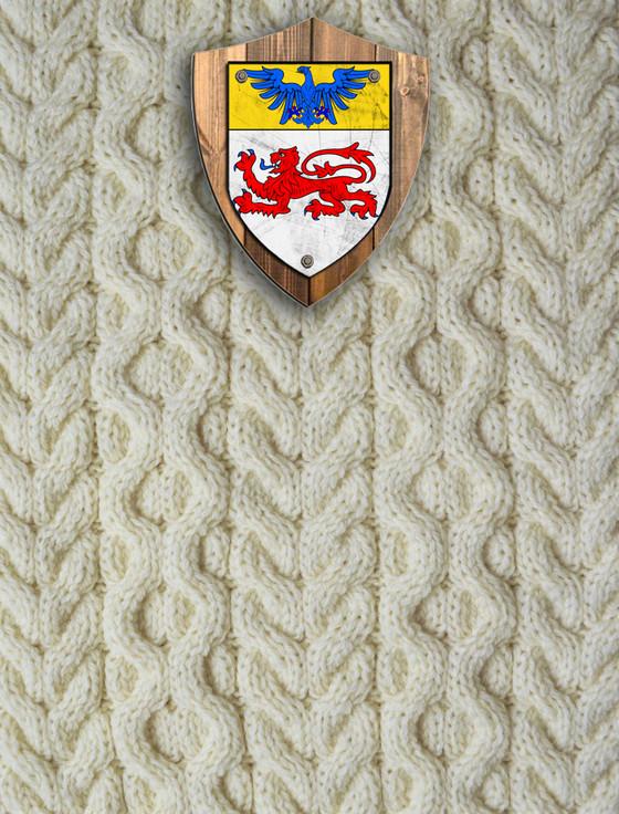 aran cashmere Boland Clan Aran Throw
