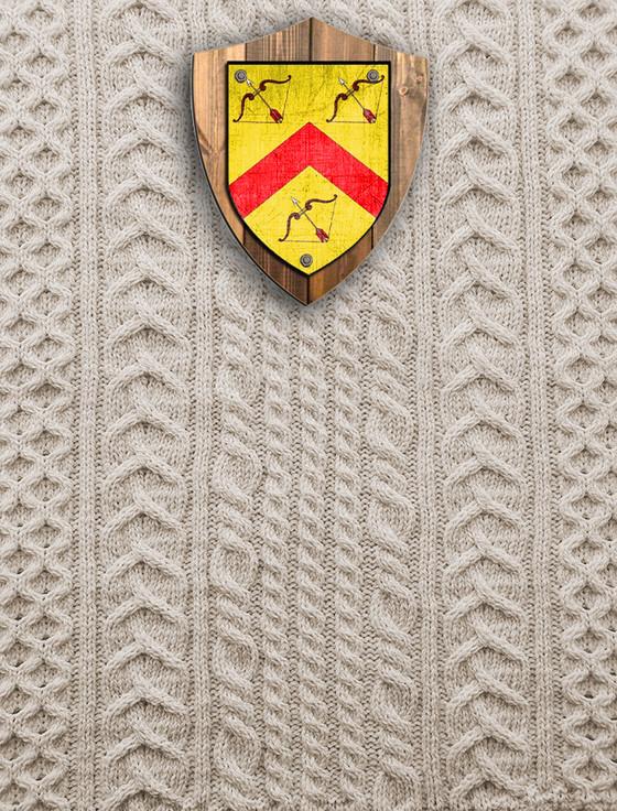 aran cashmere Bowman Clan Aran Throw