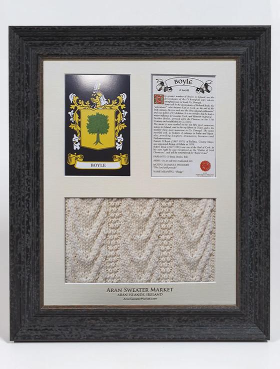aran cashmere Boyle Clan Aran & History Display