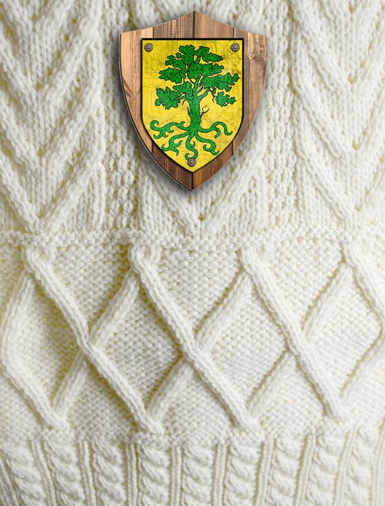Aran Cashmere Boyle Clan Aran Throw