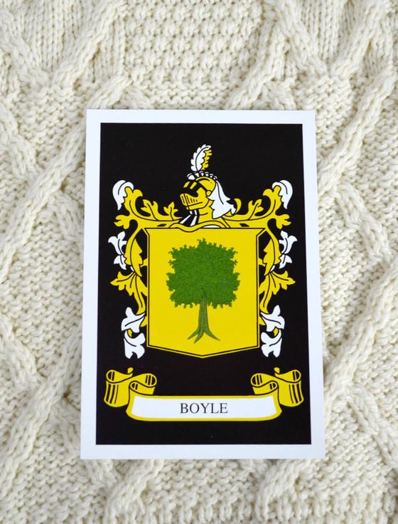 aran cashmere Boyle Clan Aran Throw