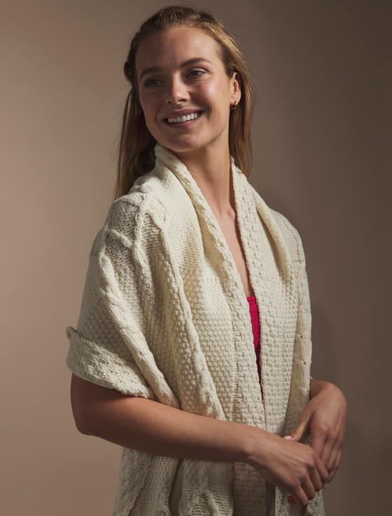 Aran Cashmere Boyle Clan Aran Wrap