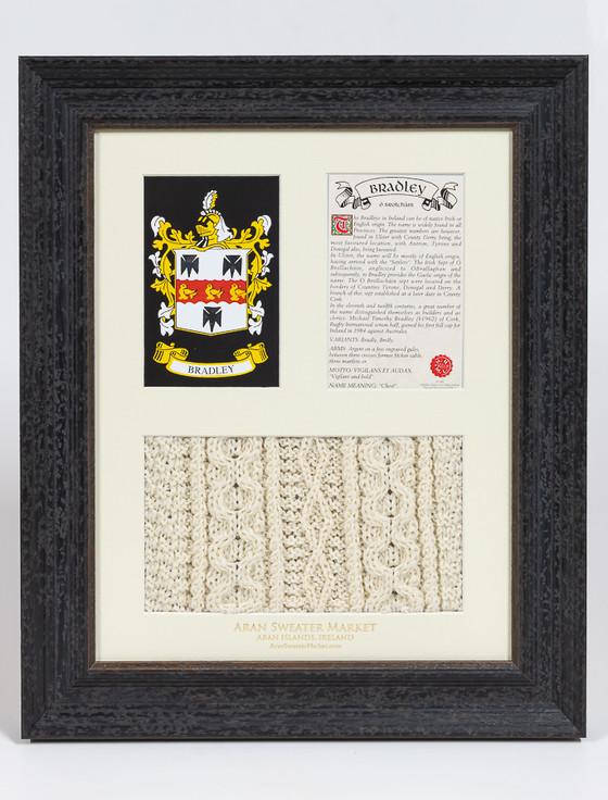 aran cashmere Bradley Clan Aran & History Display