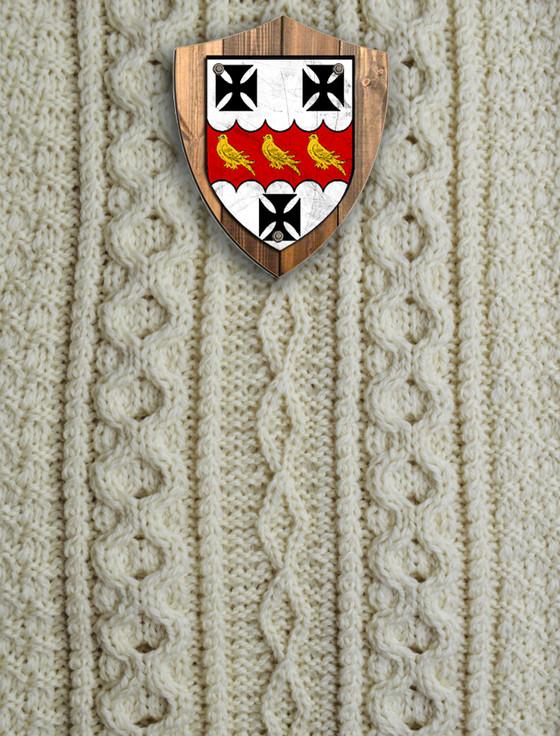aran cashmere Bradley Clan Aran Throw