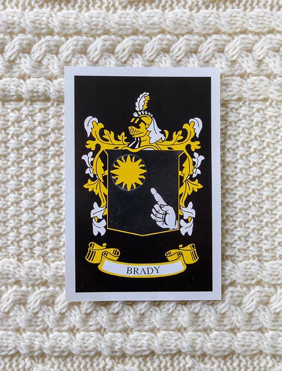 Aran Cashmere Brady Clan Aran Throw