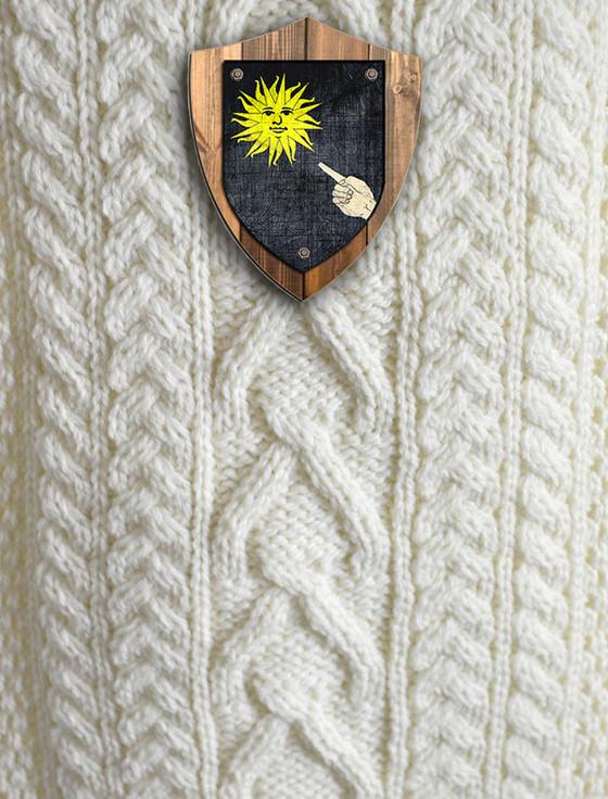 Aran Cashmere Brady Clan Aran Throw