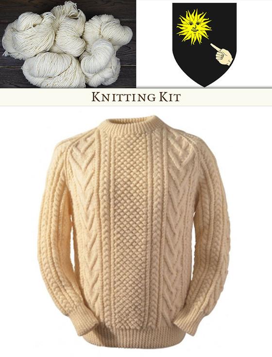 aran cashmere Brady Knitting Kit