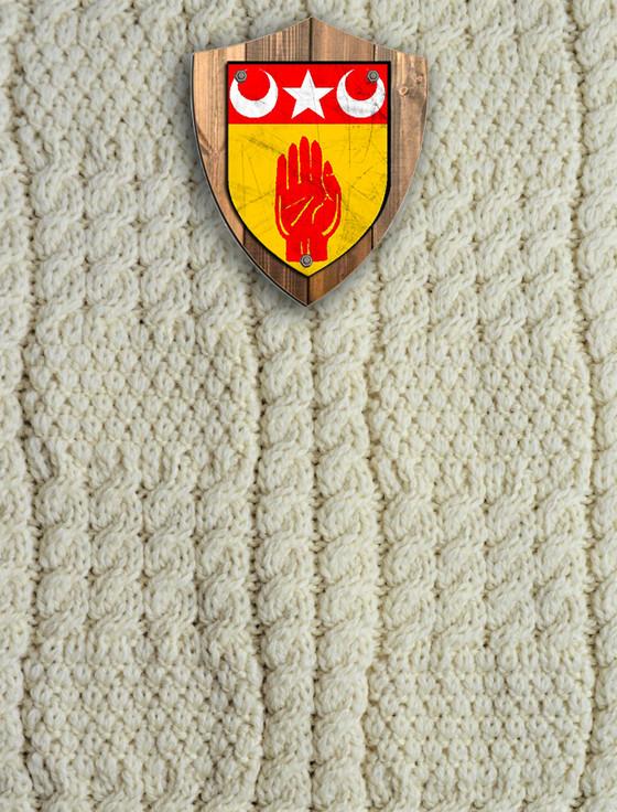 aran cashmere Breen Clan Aran Throw