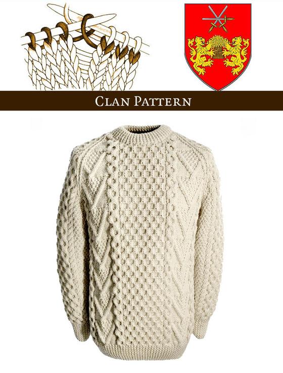 Aran Cashmere Brennan Knitting Pattern