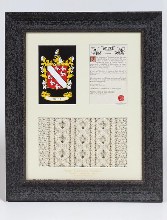 aran cashmere Brett Clan Aran & History Display