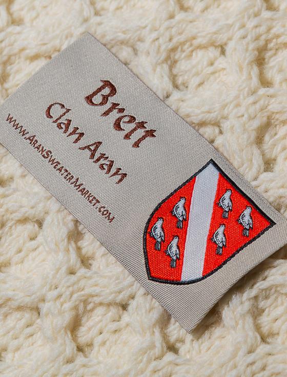 Aran Cashmere Brett Clan Aran Poncho