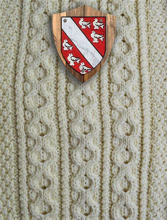aran cashmere Brett Clan Aran Throw