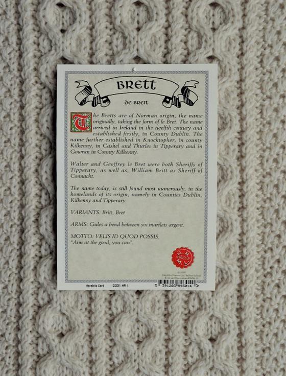 Aran Cashmere Brett Clan Scarf