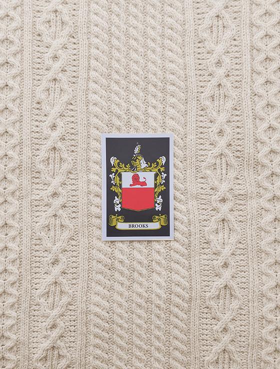 Aran Cashmere Brooks Clan Aran Throw