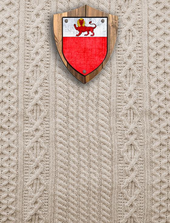 aran cashmere Brooks Clan Aran Throw