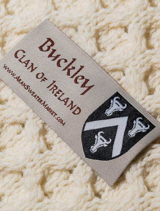 Aran Cashmere Buckley Clan Aran Poncho