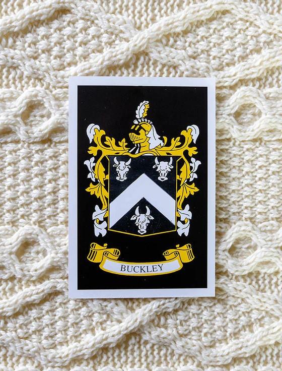 aran cashmere Buckley Clan Aran Wrap