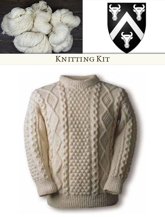 aran cashmere Buckley Knitting Kit