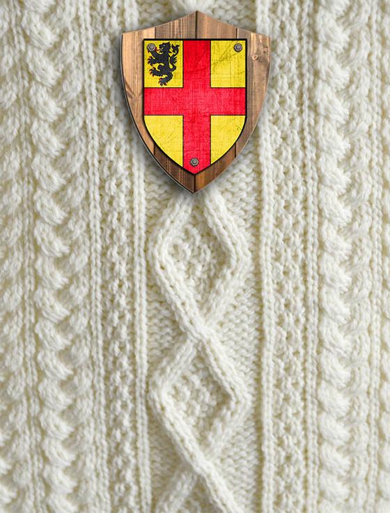 Aran Cashmere Burke Clan Aran Throw