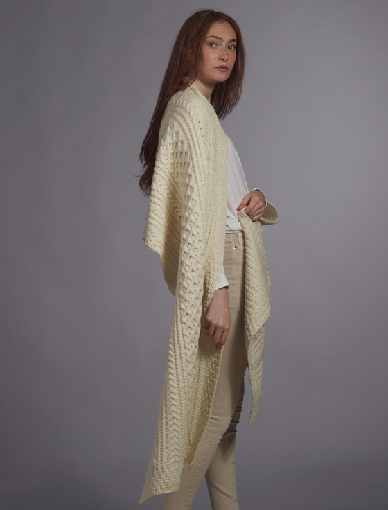 Aran Cashmere Burke Clan Aran Wrap