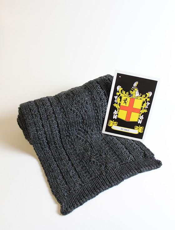 Aran Cashmere Burke Clan Scarf