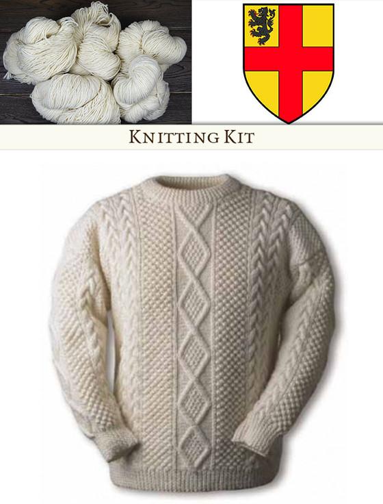 aran cashmere Burke Knitting Kit