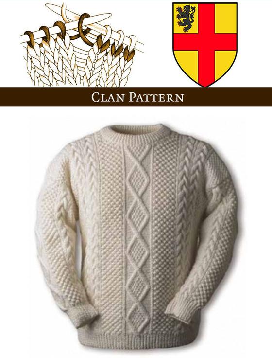 aran cashmere Burke Knitting Pattern