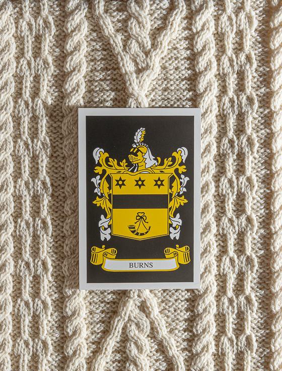 Aran Cashmere Burns Clan Aran Throw