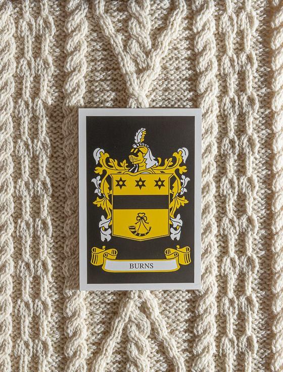 Aran Cashmere Burns Clan Scarf