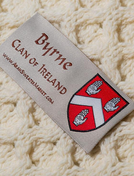 Aran Cashmere Byrne Clan Aran Bed Runner
