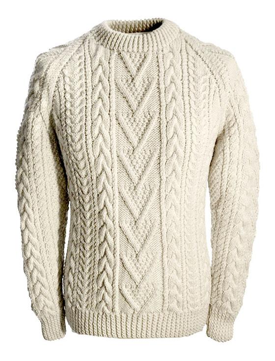 aran cashmere Byrne Clan Sweater