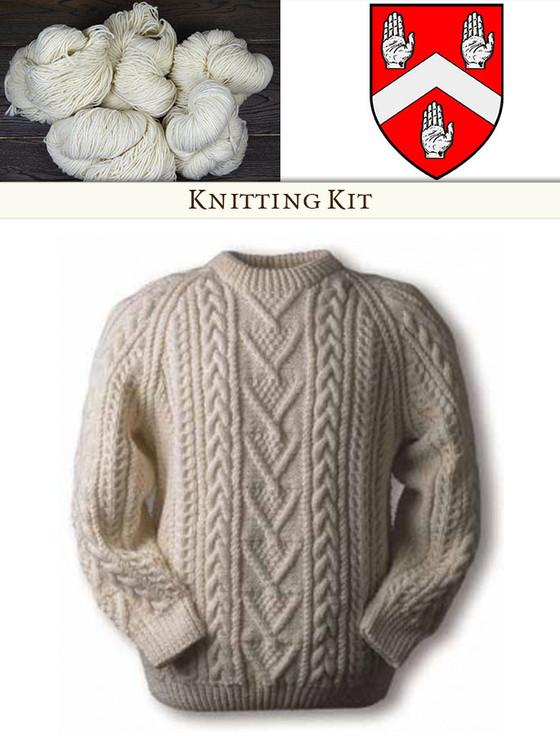 aran cashmere Byrne Knitting Kit
