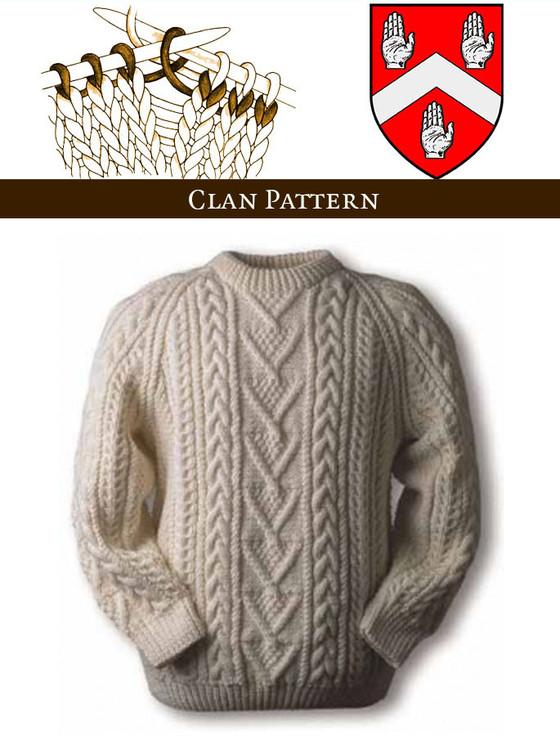 aran cashmere Byrne Knitting Pattern