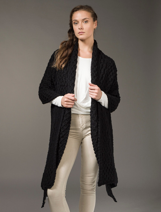 Aran Cashmere ‎Ca‎ble Aran Wrap‎‎‎‎‎